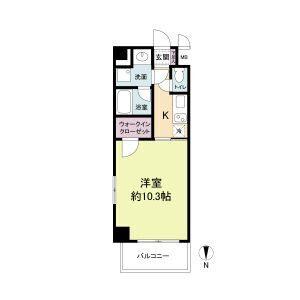 大阪市中央区内本町マンション 間取り図画像