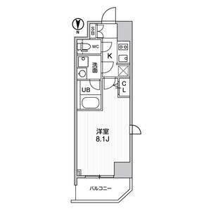 大阪市中央区内平野町マンション 間取り図画像