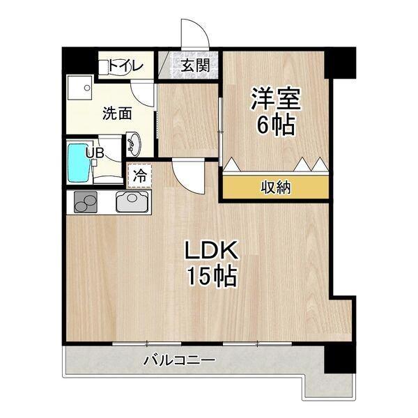 大阪市西区立売堀マンション 間取り図画像