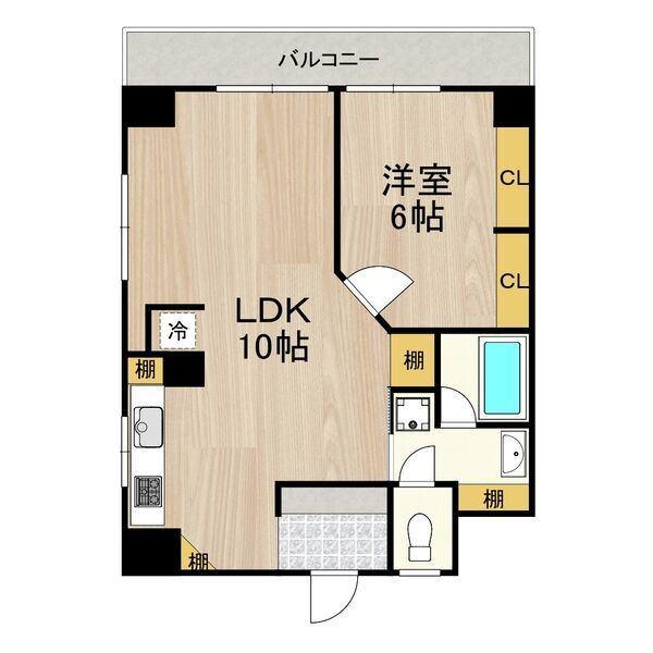 大阪市西区立売堀マンション 間取り図画像