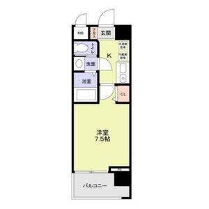 大阪市西区立売堀マンション 間取り図画像
