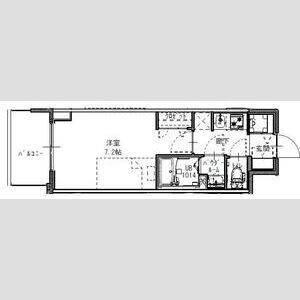 大阪市中央区南久宝寺町マンション 間取り図画像