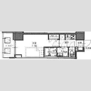 大阪市中央区南久宝寺町マンション 間取り図画像