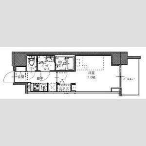 大阪市中央区南久宝寺町マンション 間取り図画像