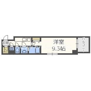 大阪市中央区南船場マンション 間取り図画像