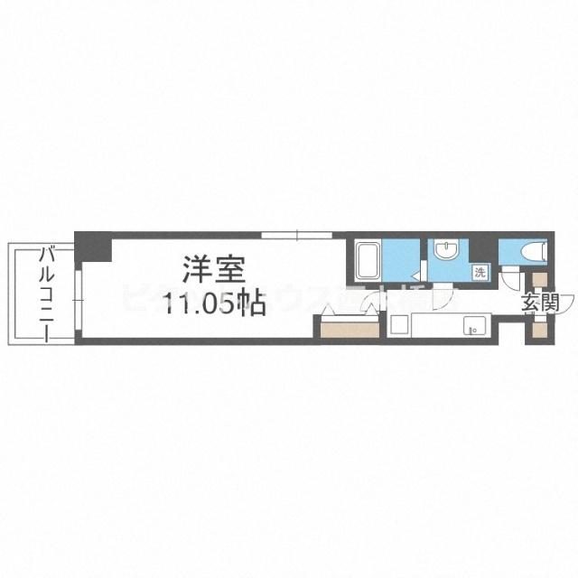 大阪市中央区南船場マンション 間取り図画像