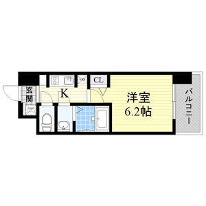 スプランディッド難波2 間取り図画像