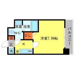 大阪市浪速区日本橋マンション 間取り図画像