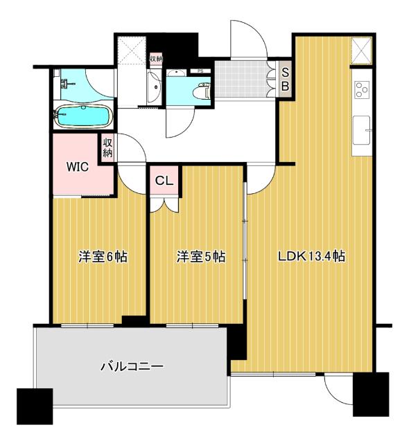 シティタワー大阪本町 間取り図画像
