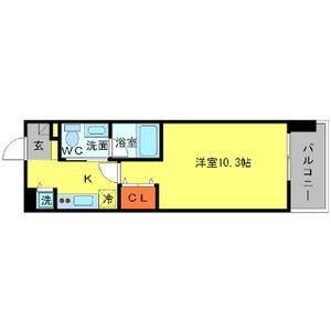 大阪市西区江戸堀マンション 間取り図画像