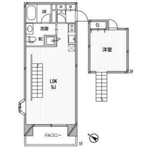 大阪市西区江戸堀マンション 間取り図画像