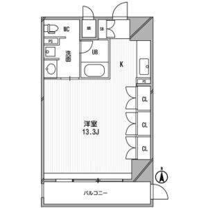 アーデンタワー南堀江（906） 間取り図画像