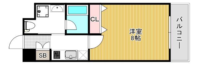 グランツ西大橋(旧ルクレ立売堀)（1005） 間取り図画像