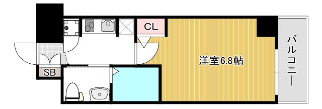 大阪市西区九条南マンション 間取り図画像