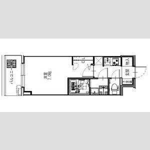 S-RESIDENCE難波大国町Deux 間取り図画像