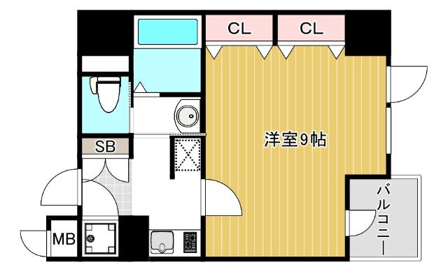 ルクレ西長堀 間取り図画像