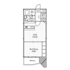 大阪市西区立売堀マンション 間取り図画像