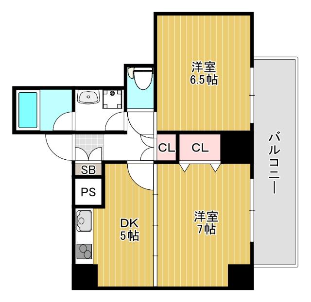 CITY　SPIRE難波プレミア 間取り図画像