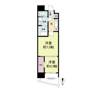 セレニテ堺筋本町プリエ（1503） 間取り図画像