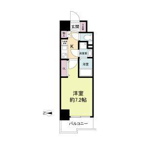 セレニテ心斎橋グランデ（1019） 間取り図画像