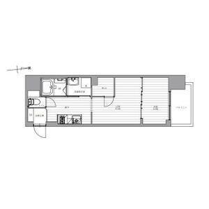 大阪市中央区南本町マンション 間取り図画像