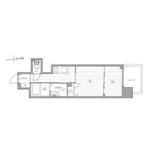 大阪市中央区南本町マンション 間取り図画像