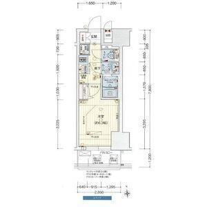 大阪市浪速区幸町マンション 間取り図画像