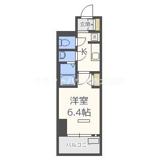 大阪市浪速区幸町マンション 間取り図画像