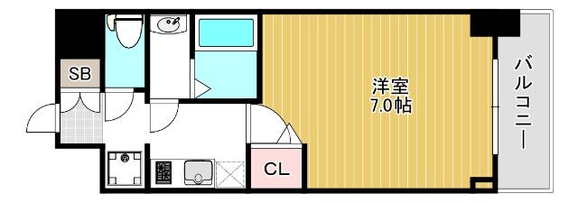 大阪市西区西本町マンション 間取り図画像