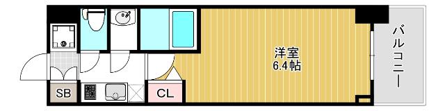 大阪市西区西本町マンション 間取り図画像