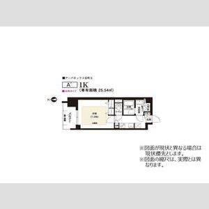 大阪市中央区粉川町マンション 間取り図画像