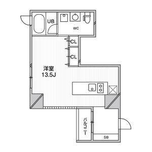 大阪市中央区久太郎町マンション 間取り図画像