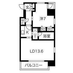 大阪市中央区淡路町マンション 間取り図画像