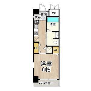 大阪市西区江戸堀マンション 間取り図画像