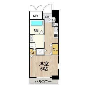 大阪市西区江戸堀マンション 間取り図画像