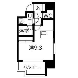 大阪市西区千代崎マンション 間取り図画像