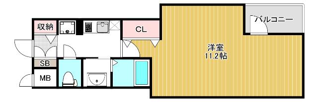 アメニティ心斎橋EAST 間取り図画像