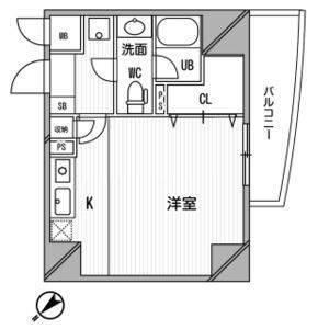 大阪市浪速区敷津西マンション 間取り図画像