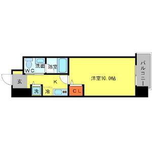 大阪市西区江戸堀マンション 間取り図画像