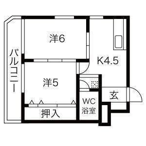 大阪市中央区内平野町マンション 間取り図画像