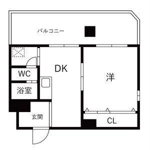 大阪市中央区内平野町マンション 間取り図画像