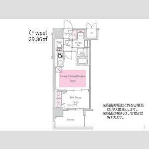 大阪市北区西天満マンション 間取り図画像