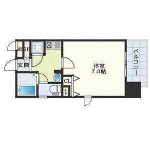大阪市中央区龍造寺町マンション 間取り図画像