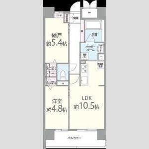 大阪市中央区東平マンション 間取り図画像