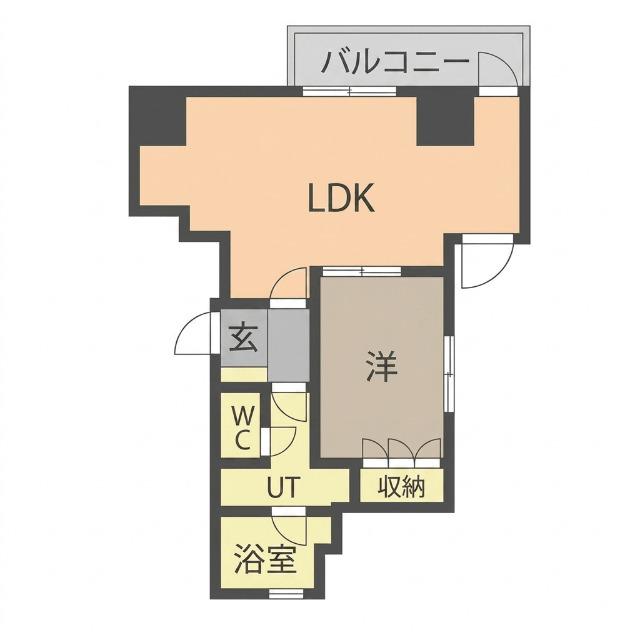 大阪市西区西本町マンション 間取り図画像