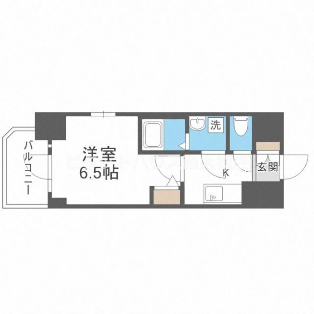 エスリード阿波座プライムコート 間取り図画像