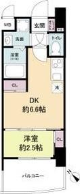 セレニテ阿波座ミラク 間取り図画像