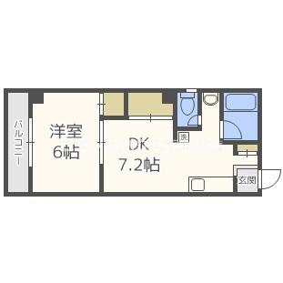 大阪市西区立売堀マンション 間取り図画像