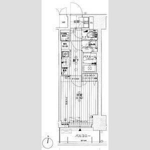 ラヴ心斎橋ウエスト 間取り図画像