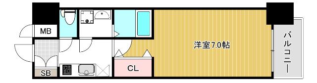 ファーストフィオーレ新町ファジスタ 間取り図画像
